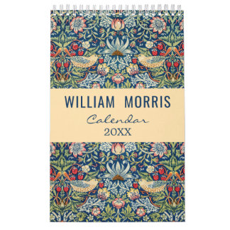 Calendrier William Morris Art Design Floral