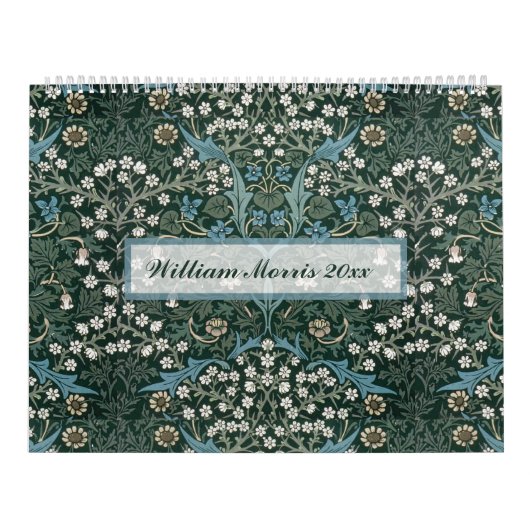 Calendrier William Morris Decorative Arts Custom Year  (Protection)