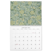 Calendrier William Morris Decorative Arts Custom Year  (Jan 2027)