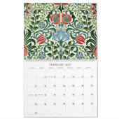 Calendrier William Morris Decorative Arts Custom Year  (Feb 2027)
