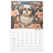 Calendrier William Morris Inspiré Chats Et Chiens 2025 (Mar 2026)