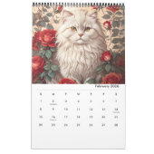 Calendrier William Morris Inspiré Chats Et Chiens 2025 (Feb 2026)