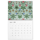 Calendrier William Morris Motifs (Mar 2026)