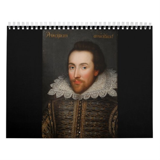 Calendrier William Shakespeare Cobbe Portrait vers 1610 (Protection)
