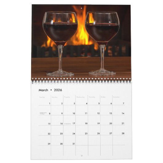 Calendrier Wine Lovers Calendar (Mar 2026)