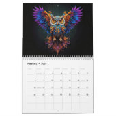 Calendrier Wings of Color: The 2026 Mystic Owl Calendar (Feb 2026)