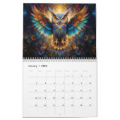 Calendrier Wings of Color: The 2026 Mystic Owl Calendar (Jan 2026)