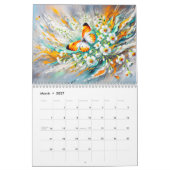 Calendrier Wings & Petals – Papillons modernes en fleurs (Mar 2027)
