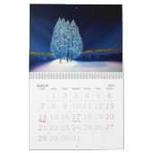 Calendrier Winter Wonderland Peintures Paysages originaux (Mar 2027)