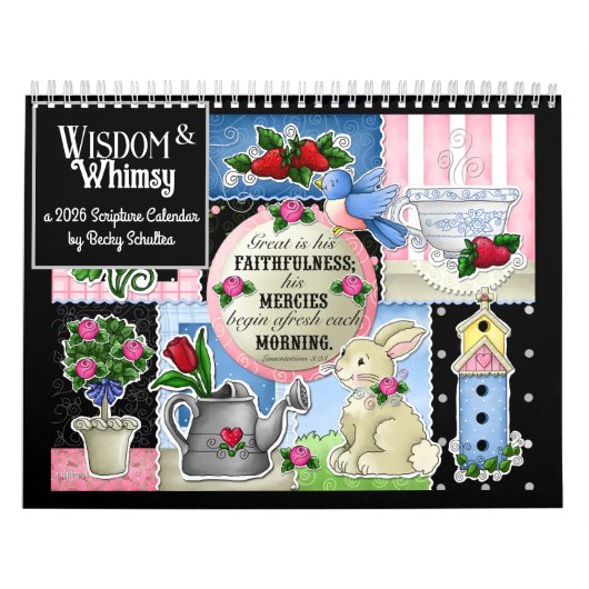 Calendrier "Wisdom and Whimsy" 2026 Scripture Calendar (Protection)