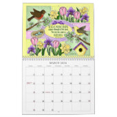 Calendrier "Wisdom and Whimsy" 2026 Scripture Calendar (Mar 2026)