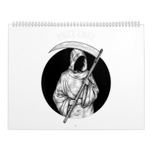 Calendrier Witchcraft Dark Goth Blackcraft Death Grim Reaper.