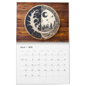 Calendrier Woodburned Animals & Trees – 2026 Calendar (Mar 2026)