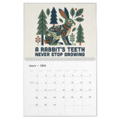 Calendrier Woodland Creature Facts Calendar (Mar 2026)