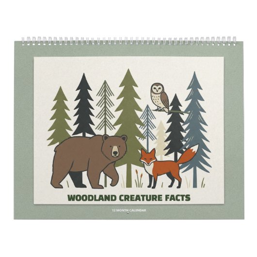 Calendrier Woodland Creature Facts Calendar (Protection)