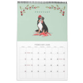Calendrier Woofy Christmas mignon Aquarelle Chiens coquins (Feb 2026)