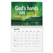 Calendrier WORDS OF ENCOURAGEMENT Bible Verses Custom 2026 (Mar 2027)