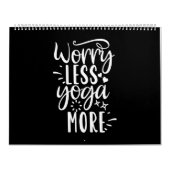 Calendrier worry less yoga more (Protection)