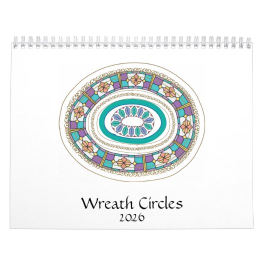 Calendrier Wreath Circles calendar (Protection)