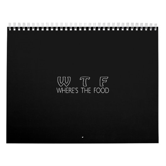 Calendrier wtf où est la nourriture (Protection)