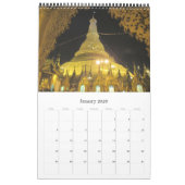 Calendrier yangon, birmanie 2025 (Jan 2026)