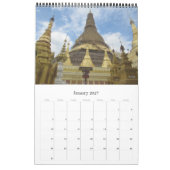 Calendrier yangon voyage (Jan 2027)