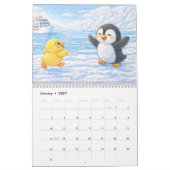 Calendrier Yaya et Pingouin (Jan 2027)