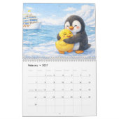 Calendrier Yaya et Pingouin (Feb 2027)