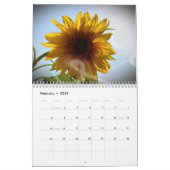 Calendrier Yellow Flowers  (Feb 2026)