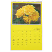 Calendrier Yellow Roses Calendar (Type-A) (Mar 2027)