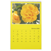 Calendrier Yellow Roses Calendar (Type-A) (Feb 2026)