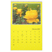 Calendrier Yellow Roses Calendar (Type-B) (Feb 2027)