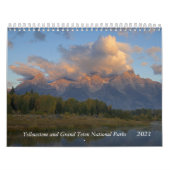 Calendrier Yellowstone et Tetons (Protection)