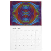 Calendrier Yoga psychique Art Abstrait (Jan 2027)