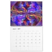 Calendrier Yoga psychique Art Abstrait (Mar 2027)
