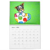 Calendrier Yorkies Yorkshire Terriers Off-Leash Art™ Vol 1 (Mar 2026)