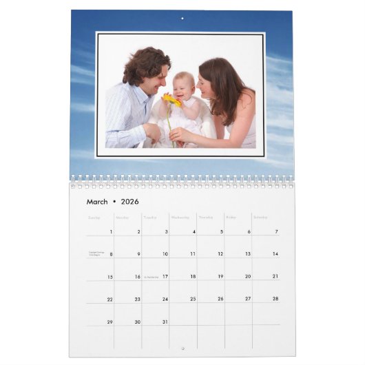 Calendrier Your photos surrounded by Seasonal Frame