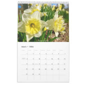 Calendrier YourCreativeChord 2024 uniquement Fleurs et arbres (Mar 2026)