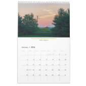 Calendrier YourCreativeChord 2024 uniquement Fleurs et arbres (Jan 2026)