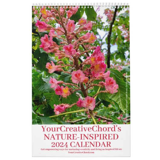 Calendrier YourCreativeChord Flowers 2024 (Protection)