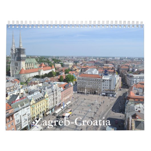 Calendrier Zagreb-Croatie (Protection)