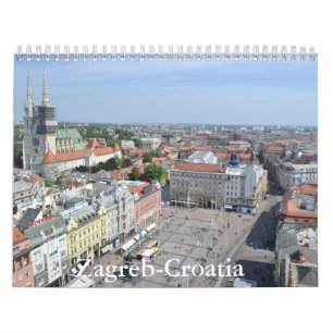 Calendrier Zagreb-Croatie