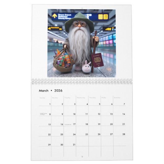 Calendrier Zany (Mar 2026)