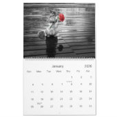 Calendrier Zany Squirrel Lover Faune 12 mois (Jan 2026)