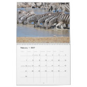 Calendrier Zèbre (Feb 2027)
