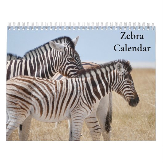 Calendrier zèbre 2025 (Protection)