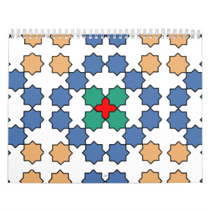 Calendrier Zellige marocain