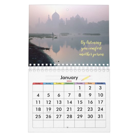 Calendrier zen 2022 (Jan 2026)