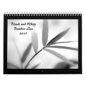Calendrier Zen en bambou noir et blanc 2015 (Protection)