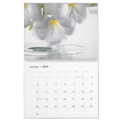 Calendrier Zen Plumeria (Jan 2027)